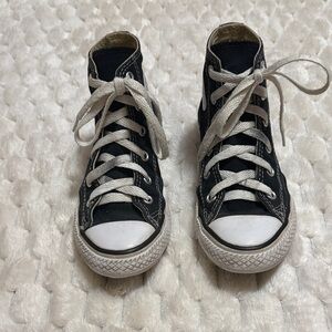 Converse Kids Black and White High-Top Sneakers